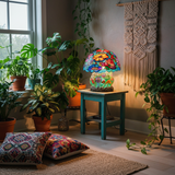 LAMPADA FUNGO SATINATA | LUCE CALDA