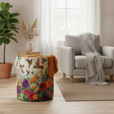 Cesto portabiancheria trapuntato – Flutter and Bloom