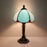AZURIA | LAMPADA TIFFANY DI LUSSO IN VETRO BLU
