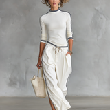 Set Sportivo Pantaloni Larghi con Corda