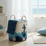 Cesto portabiancheria trapuntato – Anchor Away