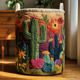 Cesto portabiancheria trapuntato – Cactus Horizon