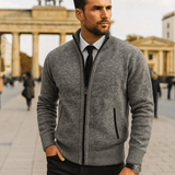 Leon | Maglione con zip e vita sagomata