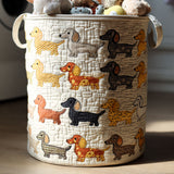 Cesto portabiancheria trapuntato – Doxie Parade