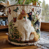 Cesto portabiancheria trapuntato – Garden Muse