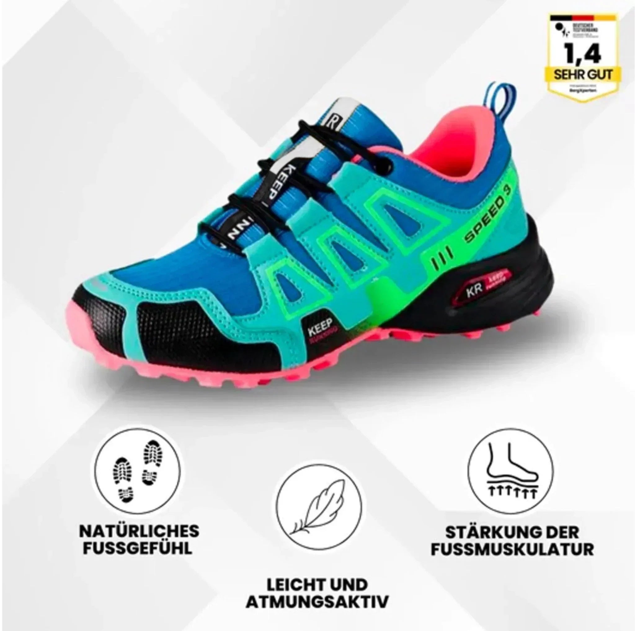 OrthoTrekking | scarpa da trekking e da escursionismo ergonomica e alleviante