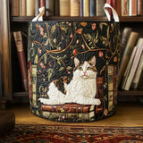 Cesto portabiancheria trapuntato – Mystic Cat