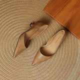 Ceyra Scarpe con Tacco Kitten in Pelle