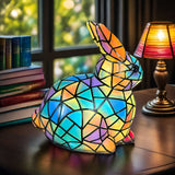 TIBBE | LAMPADA COLORATA A FORMA DI CONIGLIO