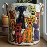 Cesto portabiancheria trapuntato – Pawfectly Playful