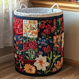 Cesto portabiancheria trapuntato – Petal Charm