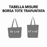 Borsa tote trapuntata Holiday Reindeer Pug