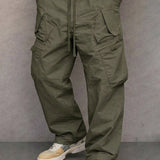 Leo - Pantaloni Cargo Utility Fit Dritti
