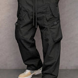 Leo - Pantaloni Cargo Utility Fit Dritti