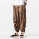 Pantaloni Delaney a gamba affusolata
