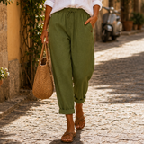 Rosa | Pantaloni di Lino Leggeri