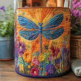 Cesto portabiancheria trapuntato – Vibrant Meadow Glow