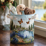 Cesto portabiancheria trapuntato – Bluebonnet Laundry Basket NCU0QN009