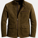 Volker | Giacca in Pelle Scamosciata