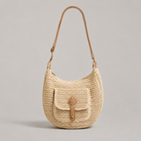 Valentina | Borsa a Spalla Intrecciata da Ogni Giorno Beige