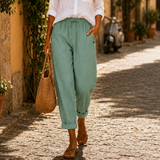 Rosa | Pantaloni di Lino Leggeri